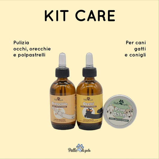 KIT CARE - OCCHI ORECCHE POLPASTRELLI (SENZA PROFUMAZIONI ULTRA DELICATA)